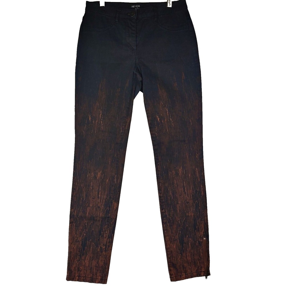 Nic‎ + Zoe Jeans Womens 2 (27x29) Slim Fit Bare Back Tapered Leg Stretch Pants